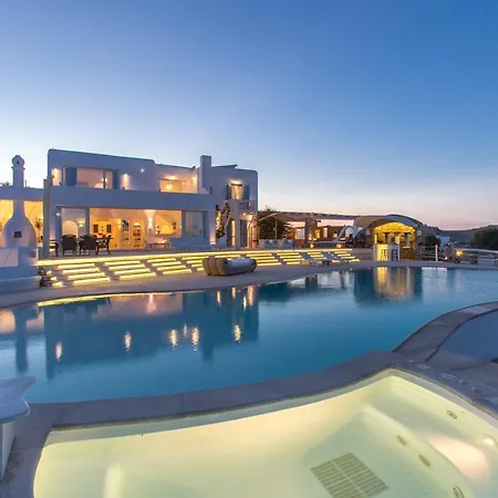 Spectacular 5 Bedrooms Vibhu Private Jacuzzis Villa Kalafatis