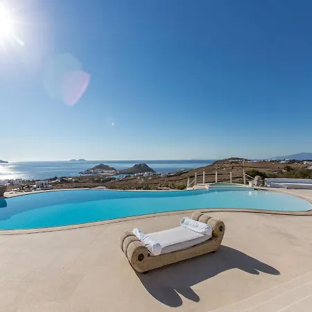 Spectacular 5 Bedrooms Vibhu Private Jacuzzis Infinity Pool * Kalafatis