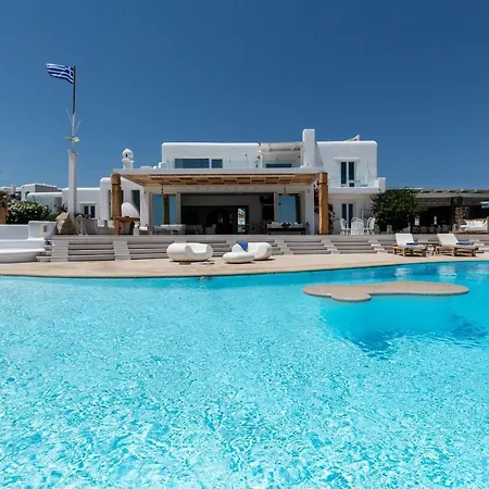 Villa Spectacular 5 Bedrooms Vibhu Private Jacuzzis Infinity Pool Kalafatis